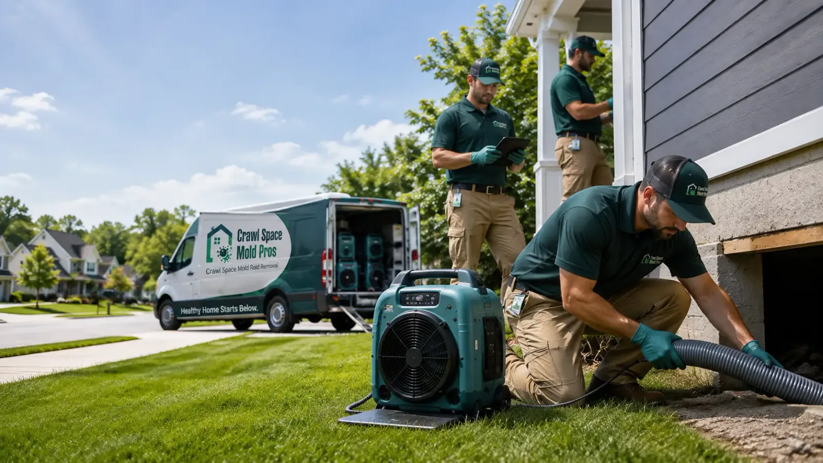 Crawl Space Mold Removal in Conger, MN